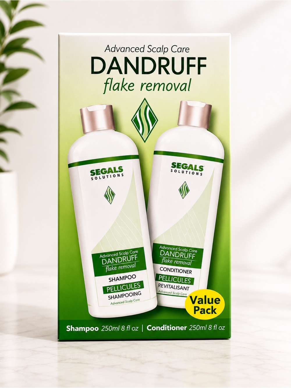Segals Solutions Dandruff Relief Shampoo & Conditioner Set 250mL
